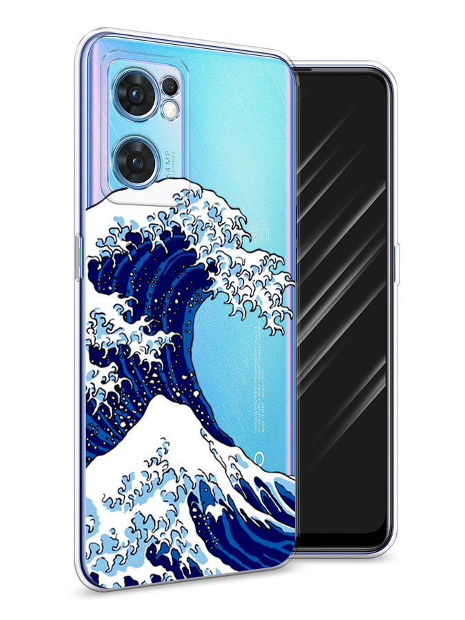 

Чехол Awog на Oppo Find X5 Lite "Волна в Канагаве", Разноцветный, 259850-4