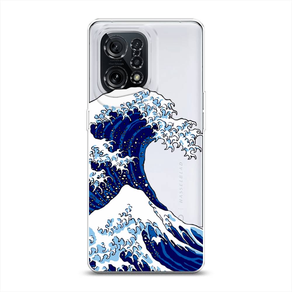 

Чехол Awog на Oppo Find X5 "Волна в Канагаве", Разноцветный, 259750-4