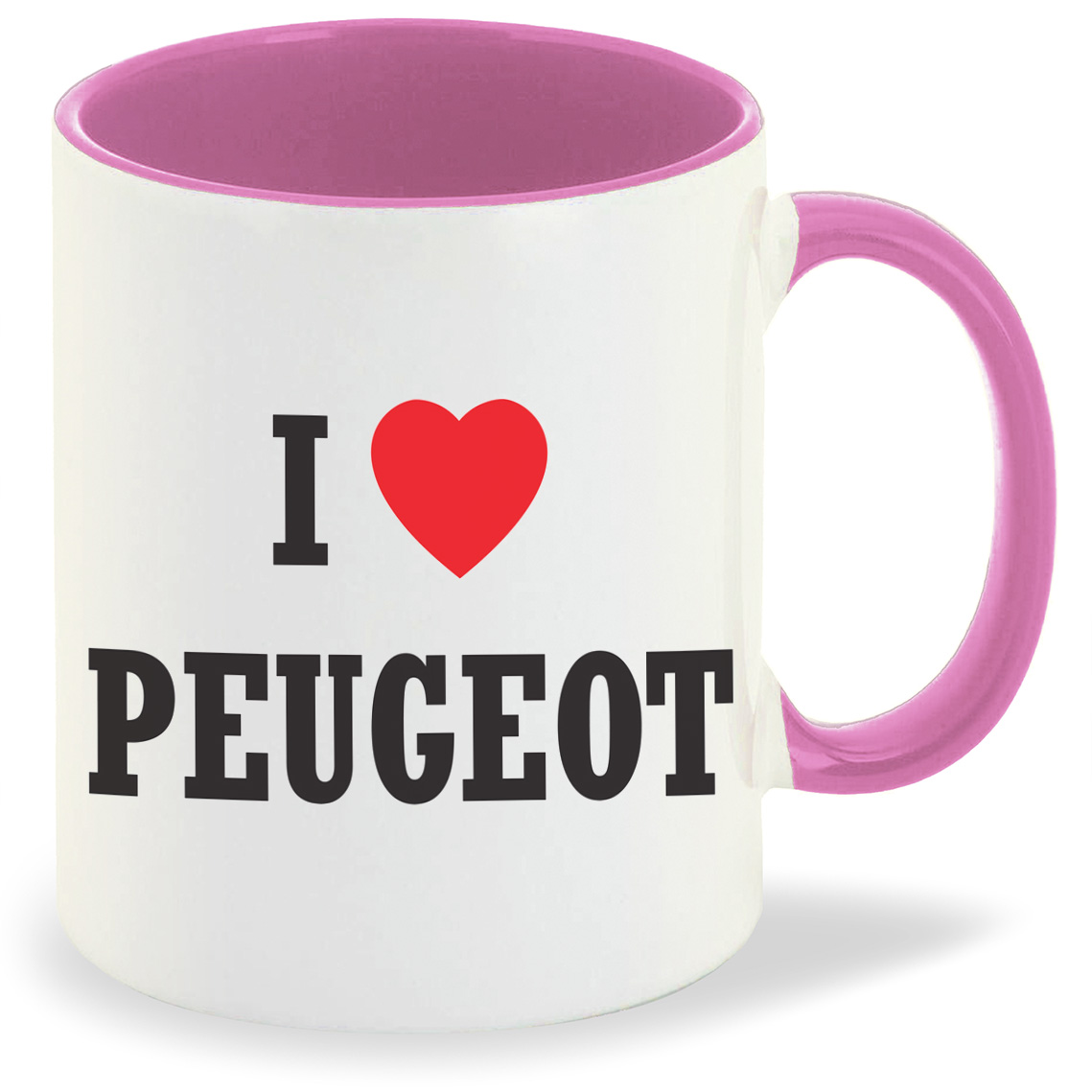 

Кружка CoolPodarok Авто I love Peugeot, Авто I love Peugeot