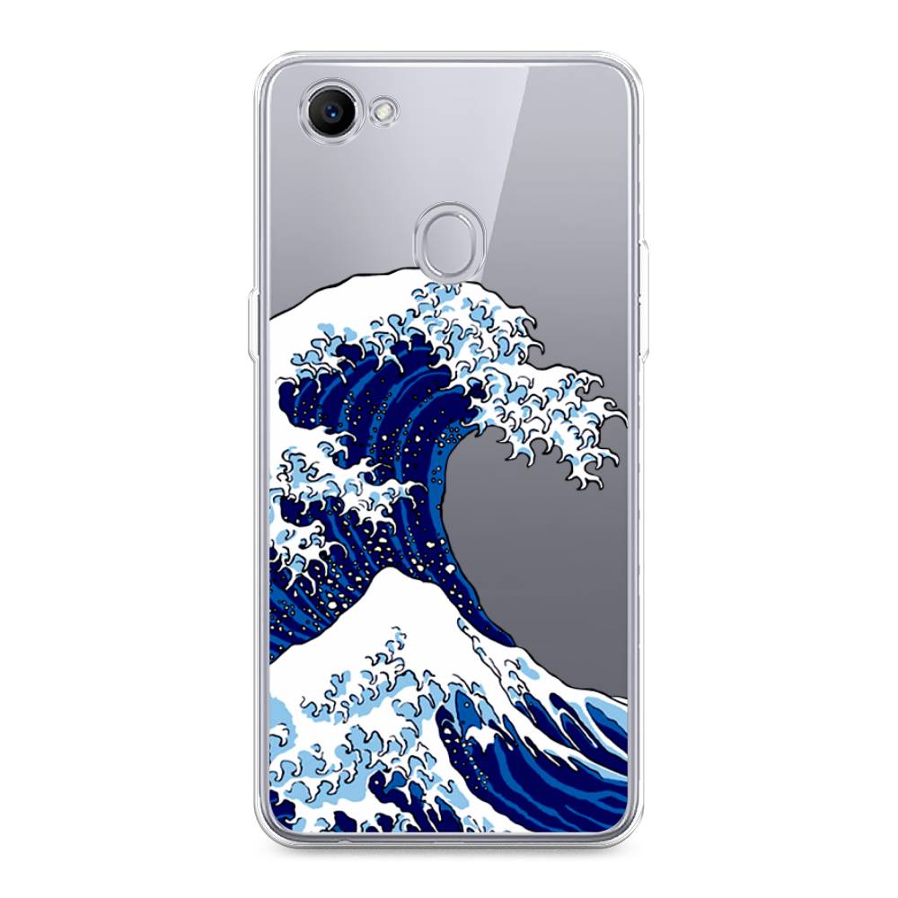 

Чехол Awog на Oppo F7 "Волна в Канагаве", Разноцветный, 250350-4