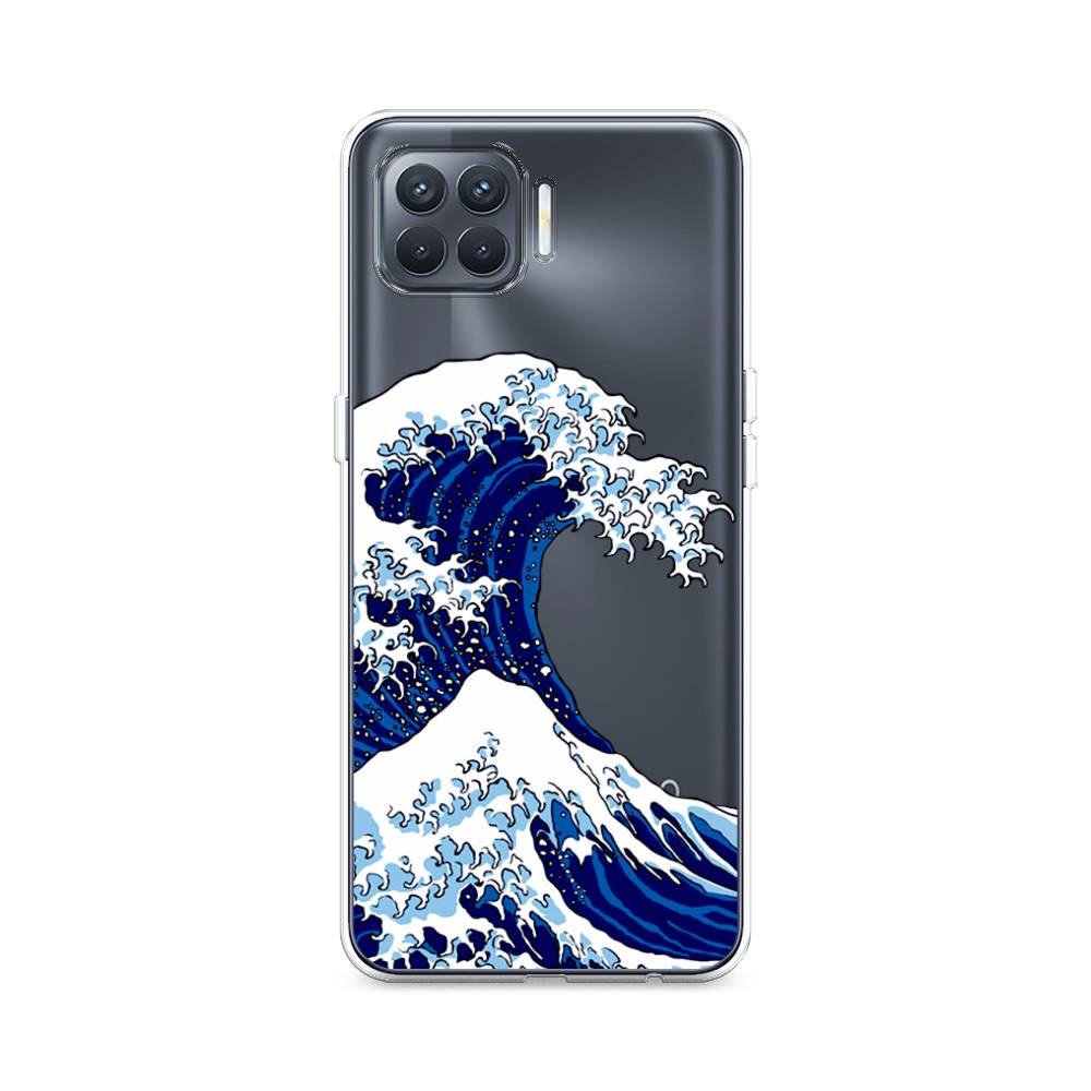 

Чехол Awog на Oppo Reno 4 Lite/A93 "Волна в Канагаве", Разноцветный, 255350-4