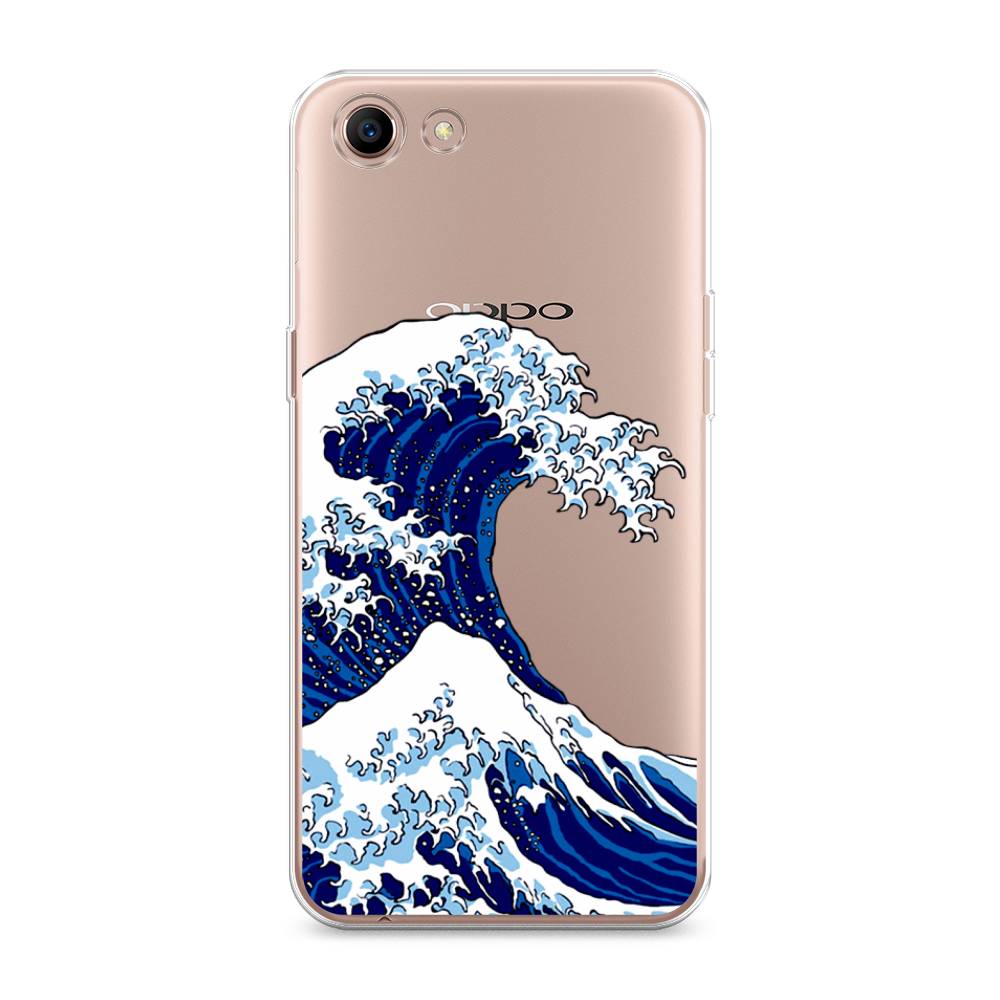 

Чехол Awog на Oppo A83 "Волна в Канагаве", Разноцветный, 250150-4