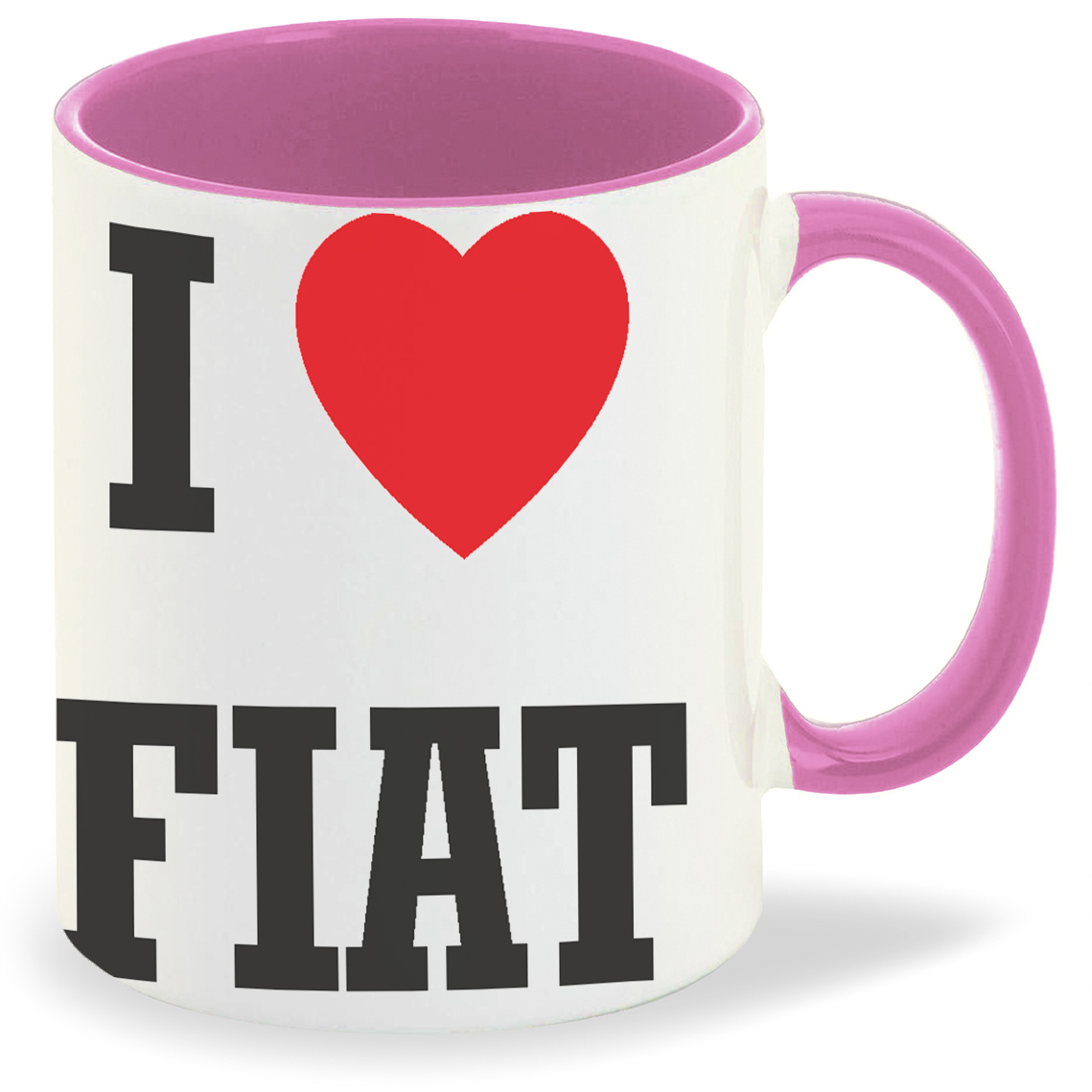 

Кружка CoolPodarok Авто I love Fiat, Авто I love Fiat