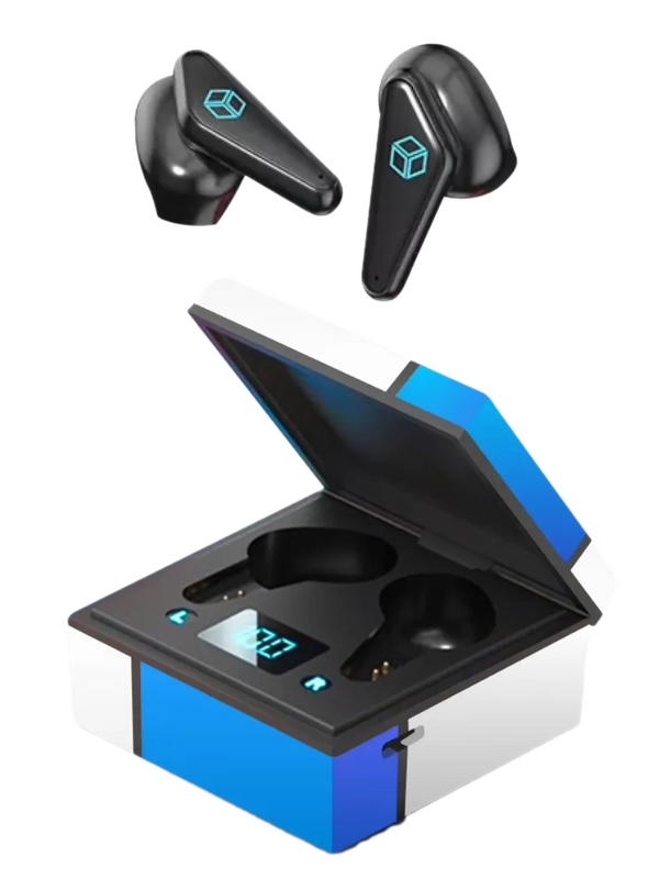 фото Беспроводные наушники tws magic cube k66 blue milliant one