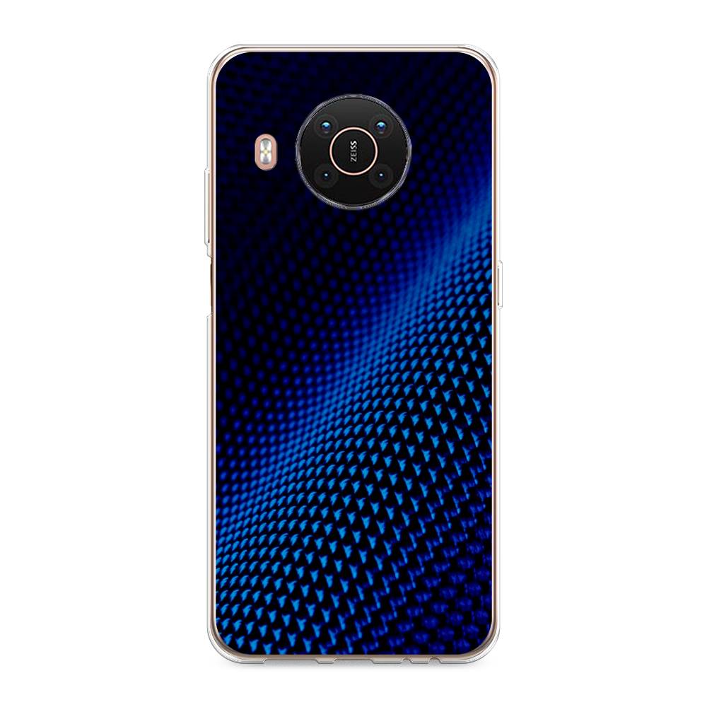 

Чехол Awog на Nokia X20 / Нокиа X20 "Синий карбон", Черный;синий, 124250-3