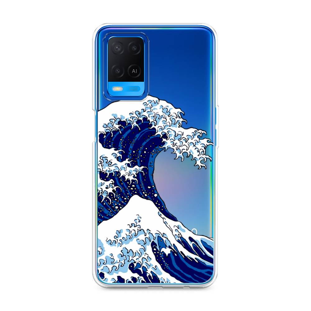 

Чехол Awog на Oppo A54 "Волна в Канагаве", Разноцветный, 256150-4