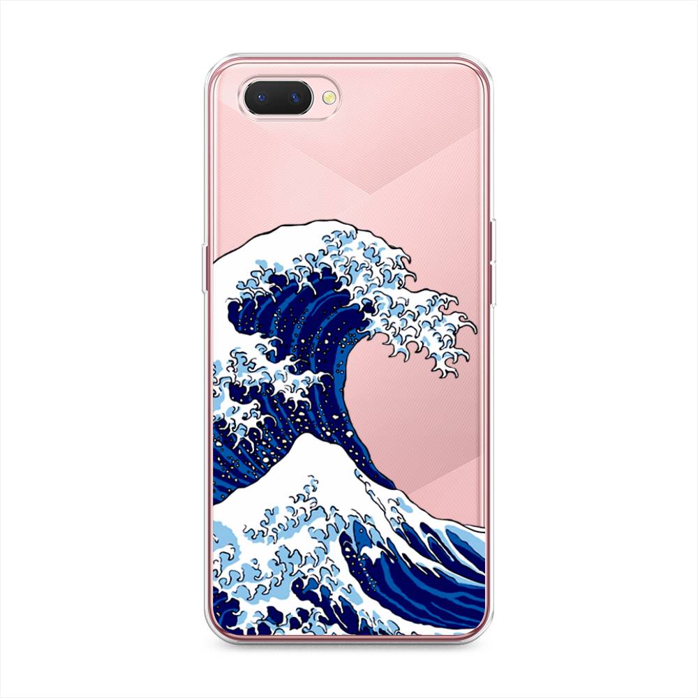 

Чехол Awog на Oppo A3s "Волна в Канагаве", Разноцветный, 252050-4