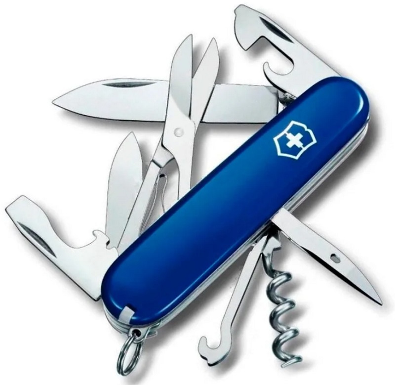 

Victorinox Нож VICTORINOX Climber многофункциональный синий, Нож VICTORINOX Climber многофункциональный синий