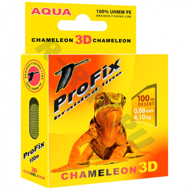 

Шнур ProFix Chameleon 3D Jungle 100 m 0.08 mm метражом, 00-00019806