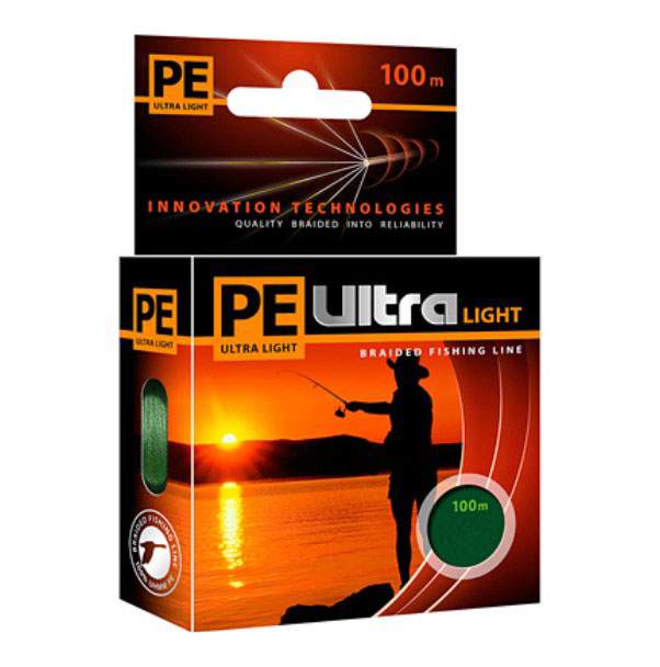 

Шнур pe Ultra light dark green 0,06mm 100m, 00-00012799