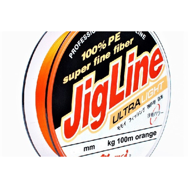 

Шнур JigLine Uitra Light 0,06 мм, 4,5 кг, 100 м, оранж, 00-00009658