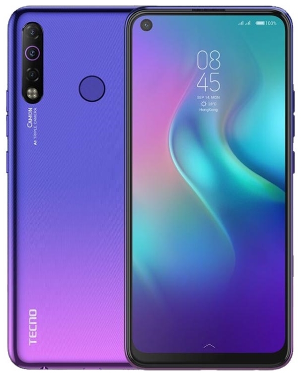 фото Задняя крышка для tecno camon 12 air purple фиолетовая