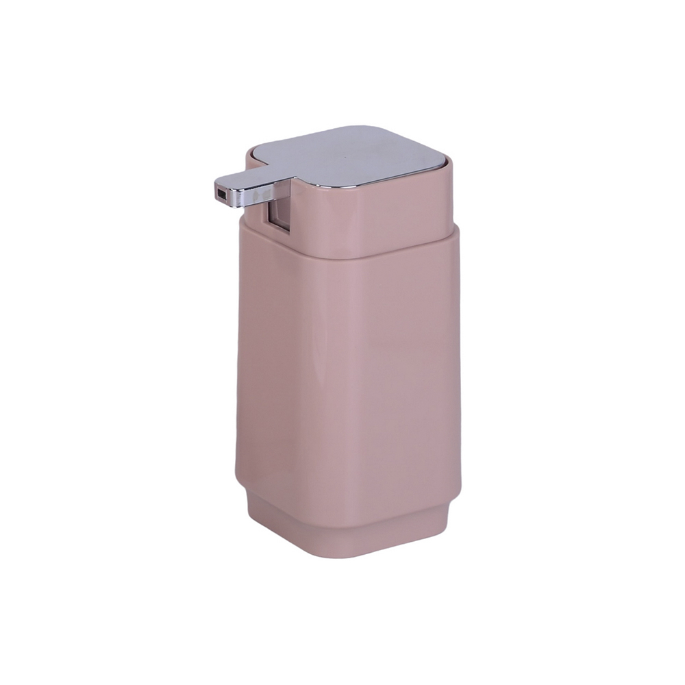 

Дозатор для мыла Аквалиния Квадро пластик пудровый