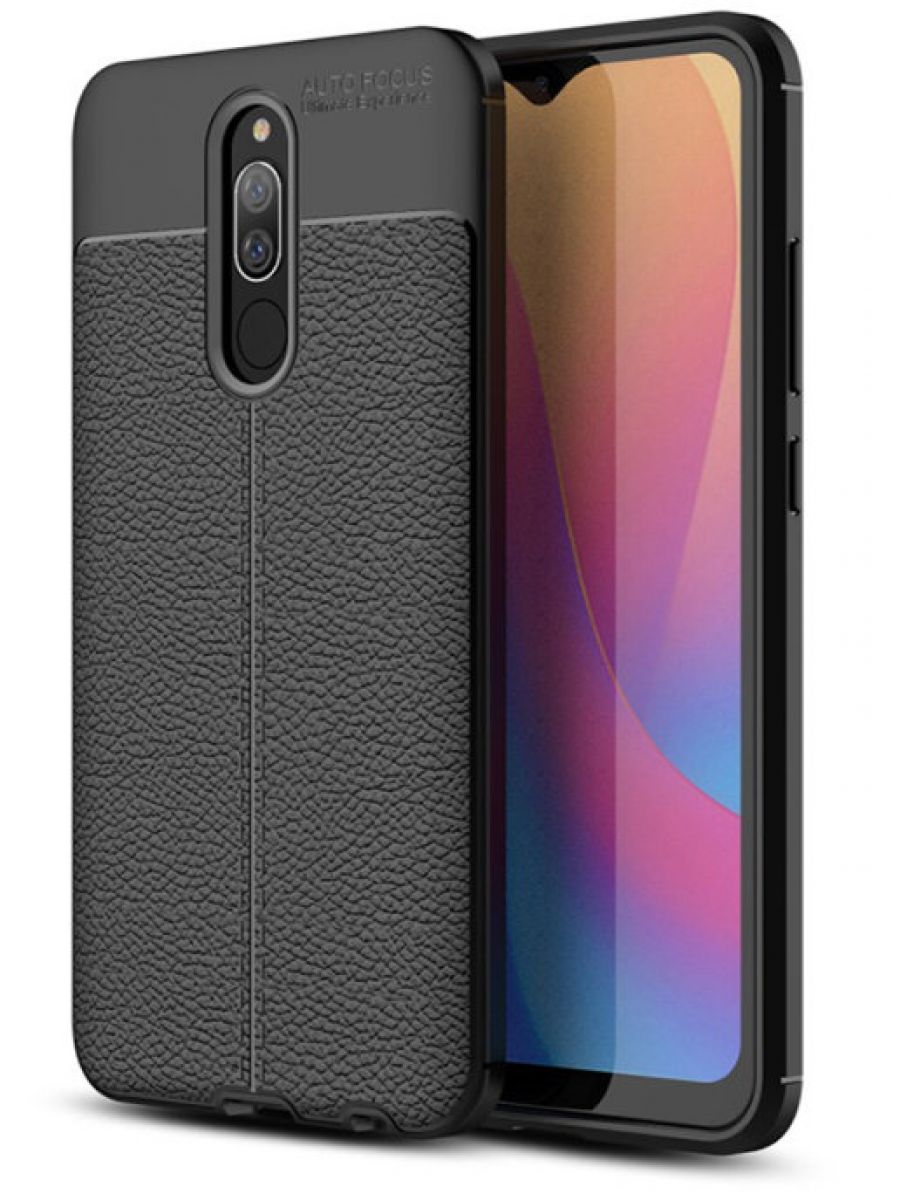 Силиконовый чехол Fibre на Xiaomi Redmi 8A/Redmi 8 черный