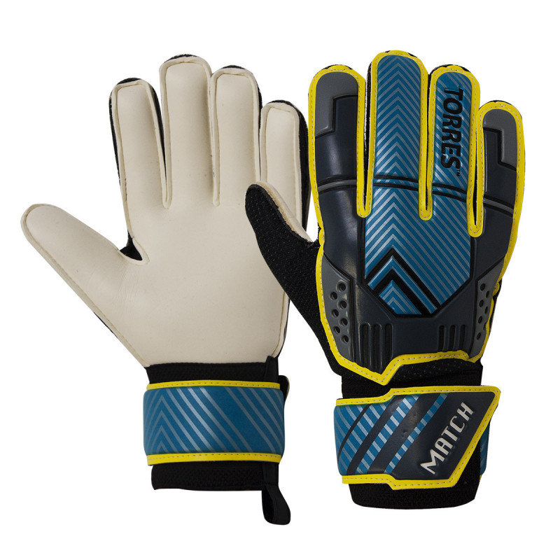 Перчатки вратарские Torres Match р.8 черно-сине-желтый FG05216-8