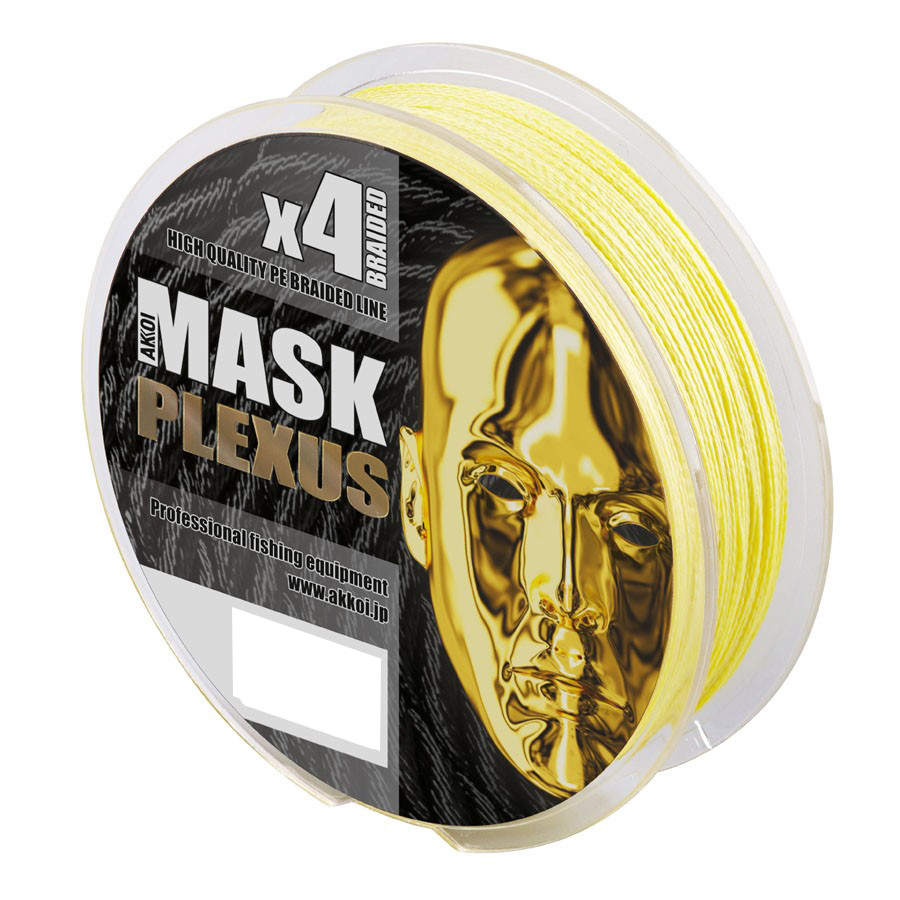 

Шнур Akkoi Mask Plexus 150m (yellow) d0,10mm, 00-00022402