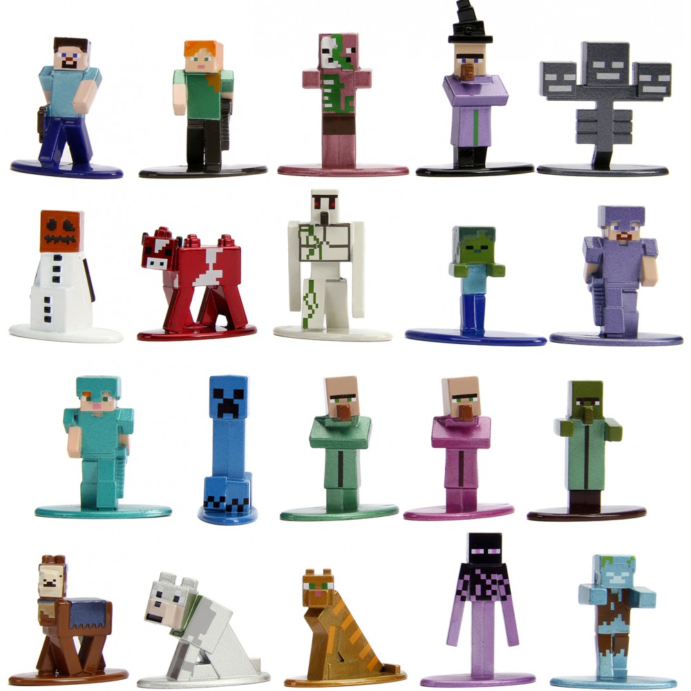 

Набор фигурок Jada Toys Nano Metalfigs Minecraft Wave 2