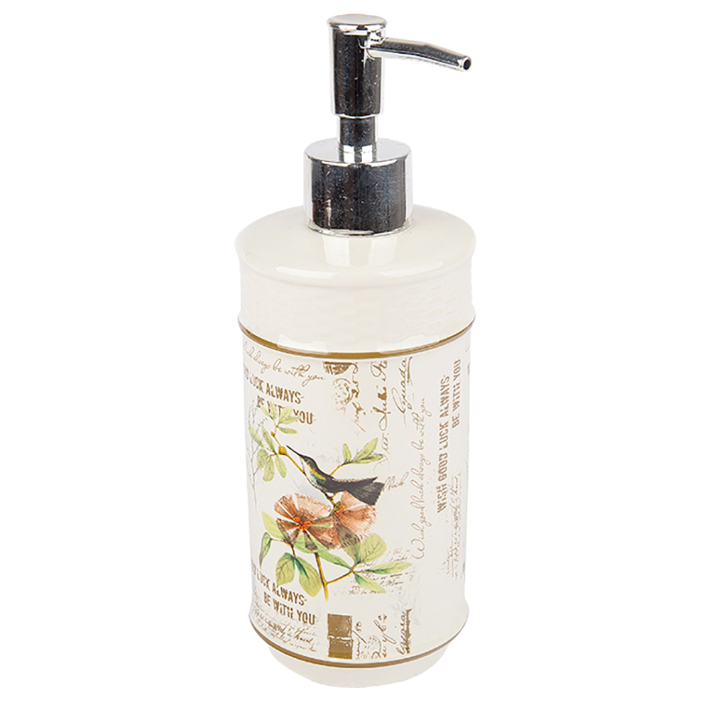 

Дозатор для мыла Аквалиния Birdie керамика бежевый