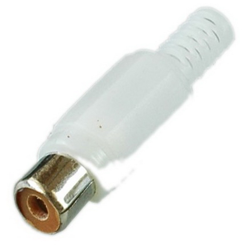 

Разъем Pro Legend PL2155 RCA, белый, PL2155