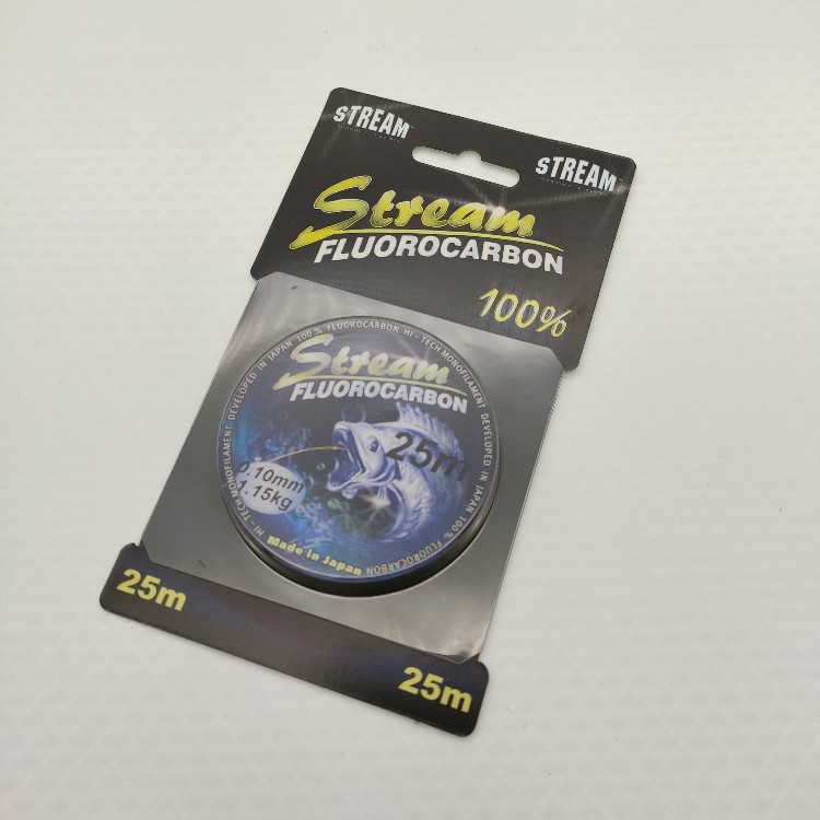 

Леска Stream флюрокарбон 0,10 мм. 1.15 кг. 25 м., 00-00025805