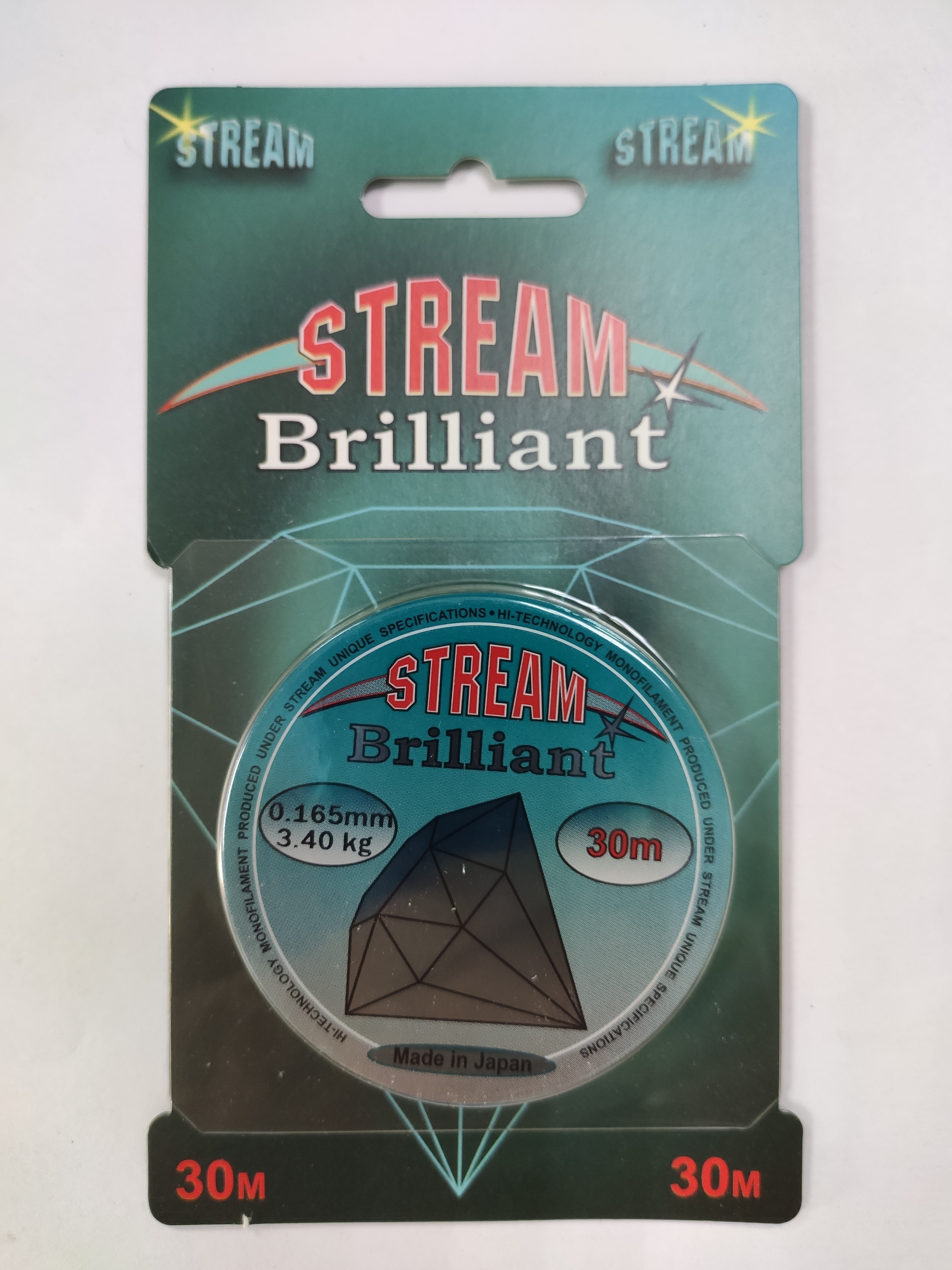 

Леска Stream Brilliant 30 м 0,165 мм 3,40 кг, 00-00022639