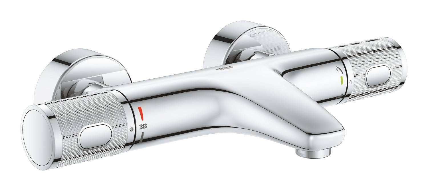 Термостат настенный для ванны и душа Grohe Grohtherm хром 34830000