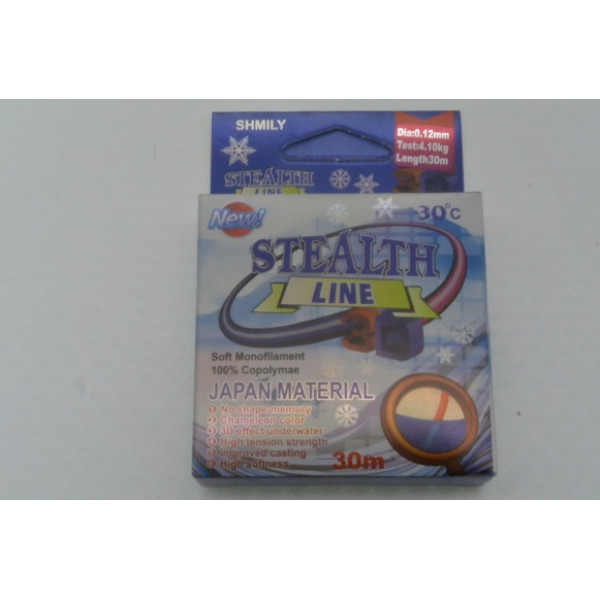 

Леска Shmily New Stealth line 0.12mm 30m 4,10kg -30°C, 00-00025625