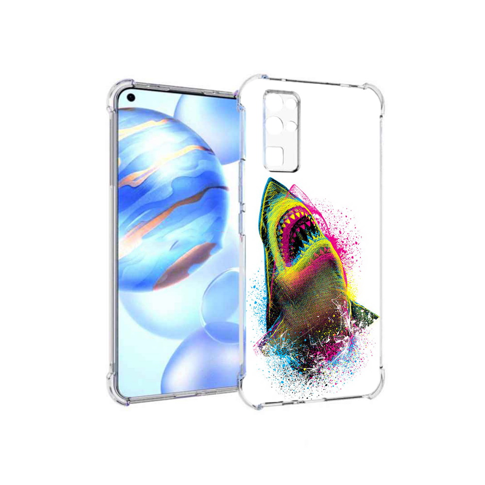 

Чехол MyPads Tocco для Honor 30 челюсти-2 (PT147988.19.674), Прозрачный, Tocco