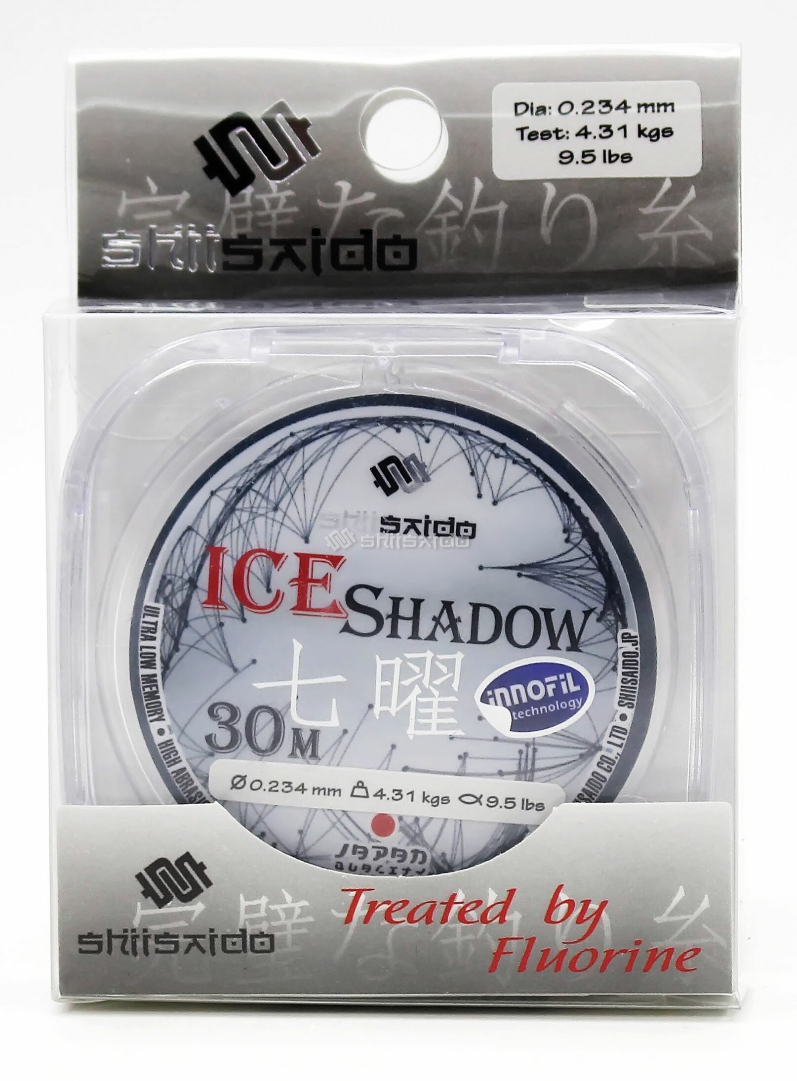 

Леска Shii Saido Ice Shadow 30 м 0,091 мм 0,71 кг, Прозрачный, Ice Shadow