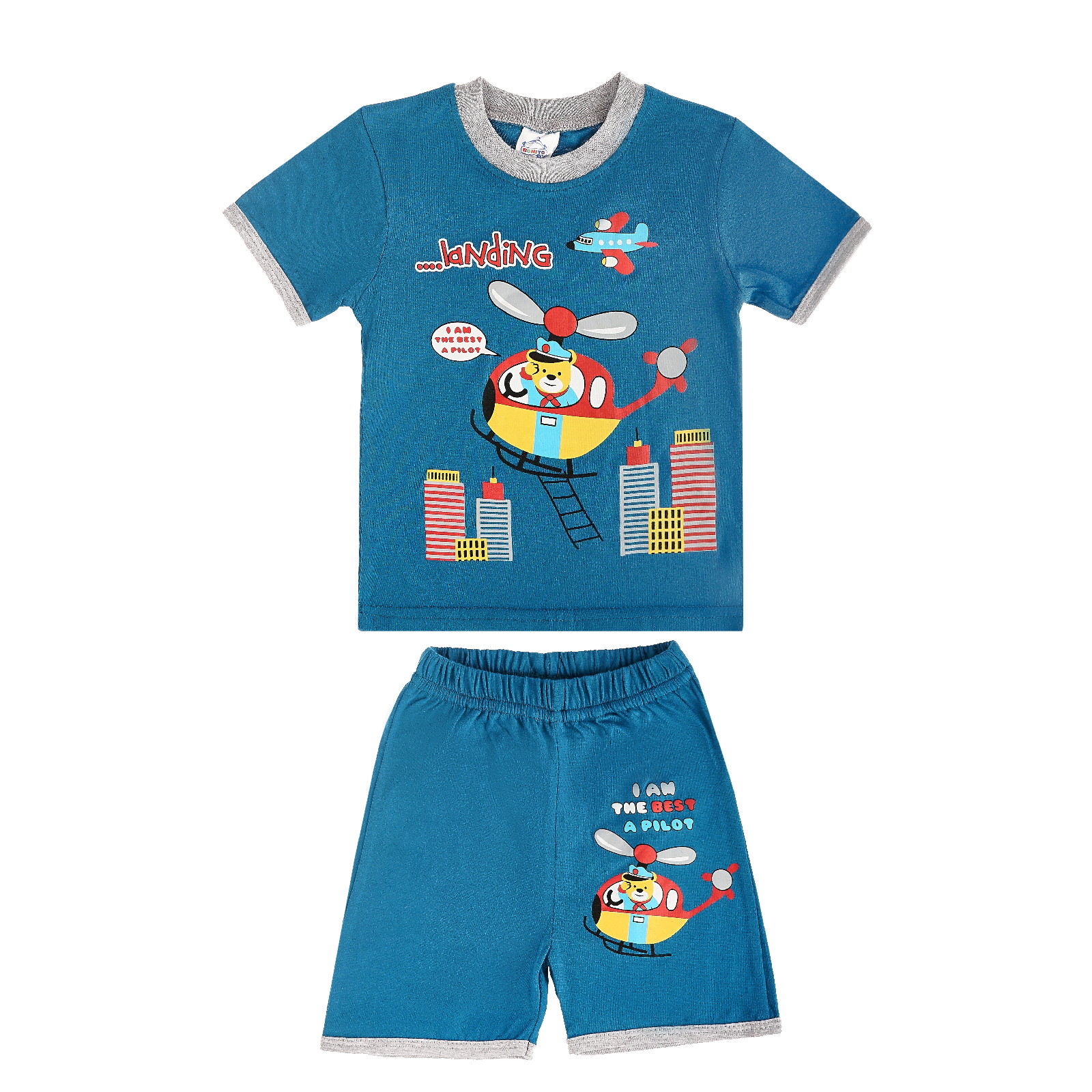 

Костюм детский Bonito kids BK004FSHm цв. тёмно-джинсовый р. 98, BK004FSHm