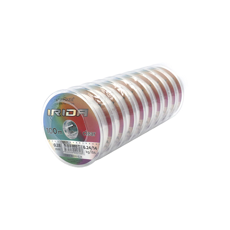 

Леска Namazu Irida L-100 м,d-0,28мм,6,24 кг, прозрачная, 00-00031481