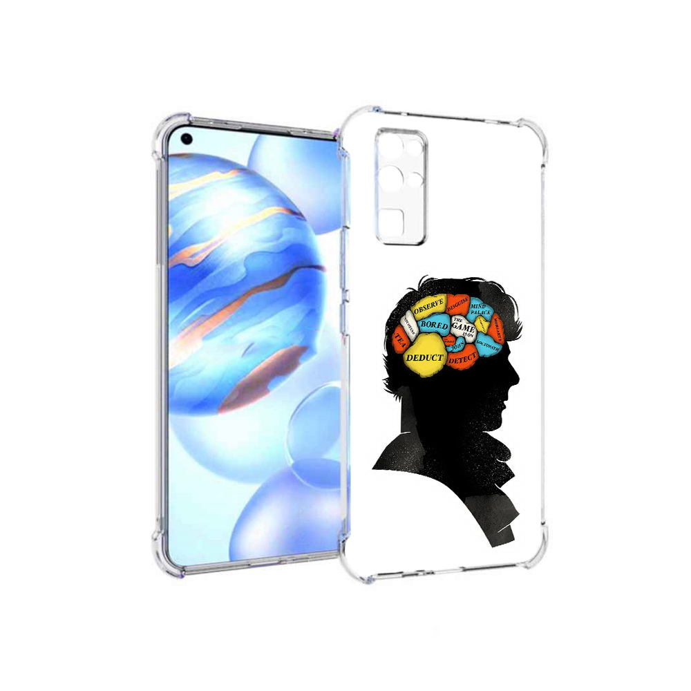 

Чехол MyPads Tocco для Honor 30 темный рисунок (PT147988.19.640), Прозрачный, Tocco