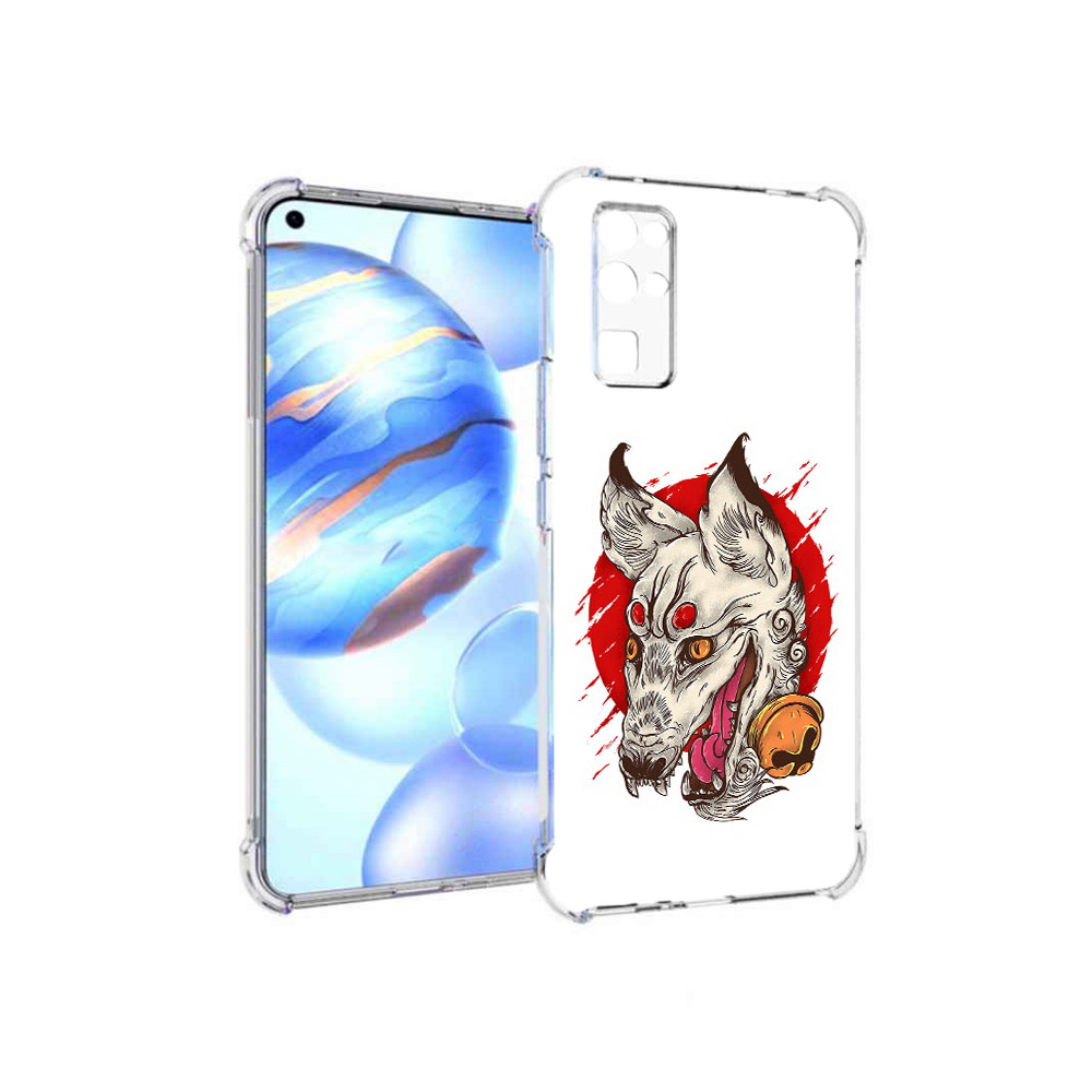 

Чехол MyPads Tocco для Honor 30 страшная собака (PT147988.19.627), Прозрачный, Tocco