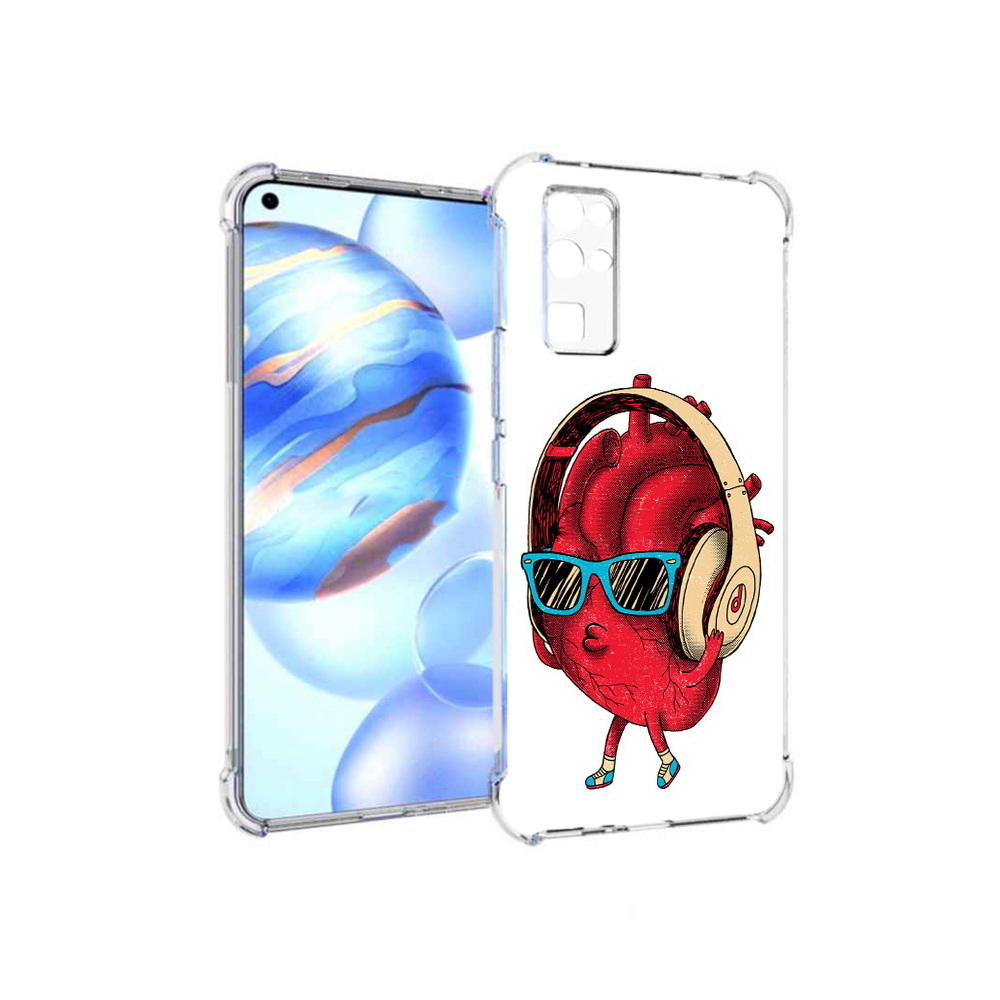 

Чехол MyPads Tocco для Honor 30 слушай сердце (PT147988.19.609), Прозрачный, Tocco