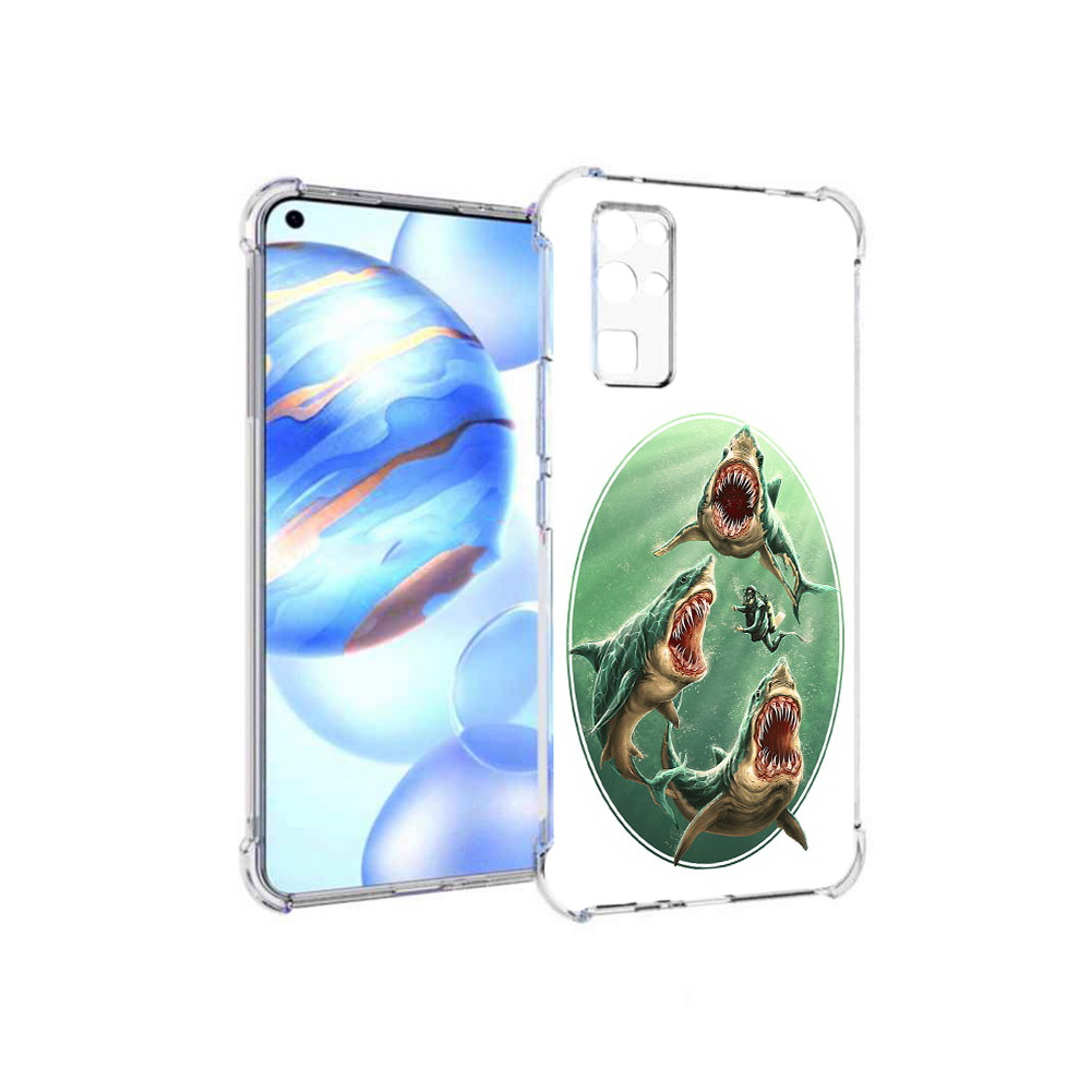 

Чехол MyPads Tocco для Honor 30 синяя бездна (PT147988.19.600), Прозрачный, Tocco