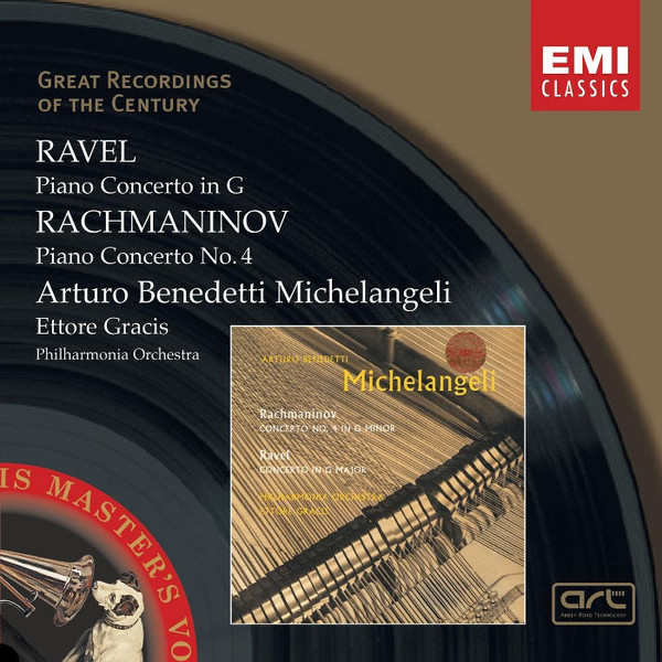 

RAVEL / RACHMANINOV. PIANO CONCERTOS - Michelangeli. Arturo Beneditti (1 CD)