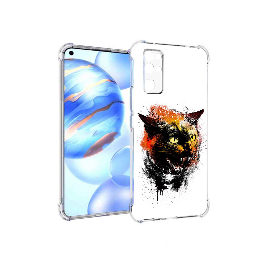 

Чехол MyPads Tocco для Honor 30 сиамский кот (PT147988.19.598), Прозрачный, Tocco
