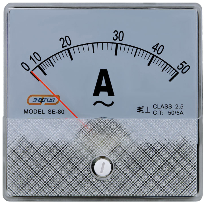 

Амперметр SE-80 50А/5А Энергия