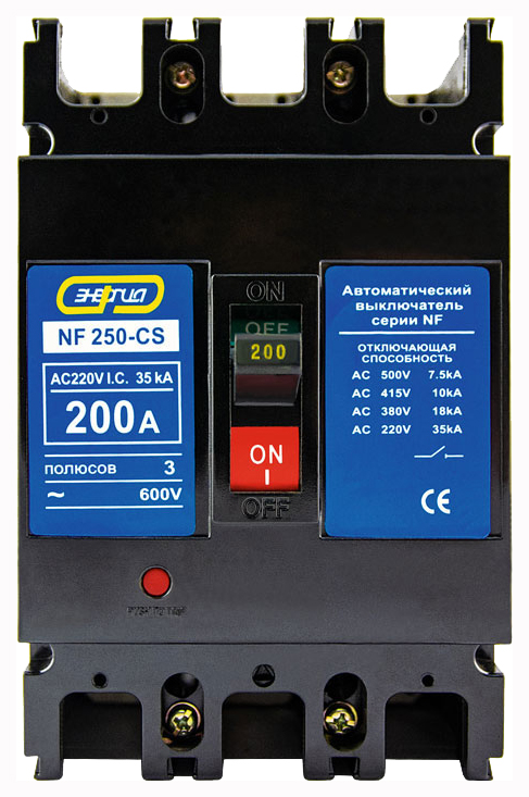 Автоматический выключатель NF250-CS 3P 200A Энергия