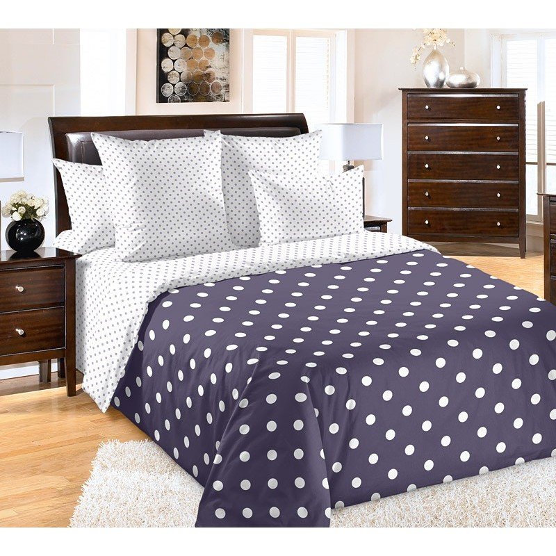 

Комплект белья Текс-Дизайн перкаль Элис баклажан евро арт. 331000, Элис баклажан