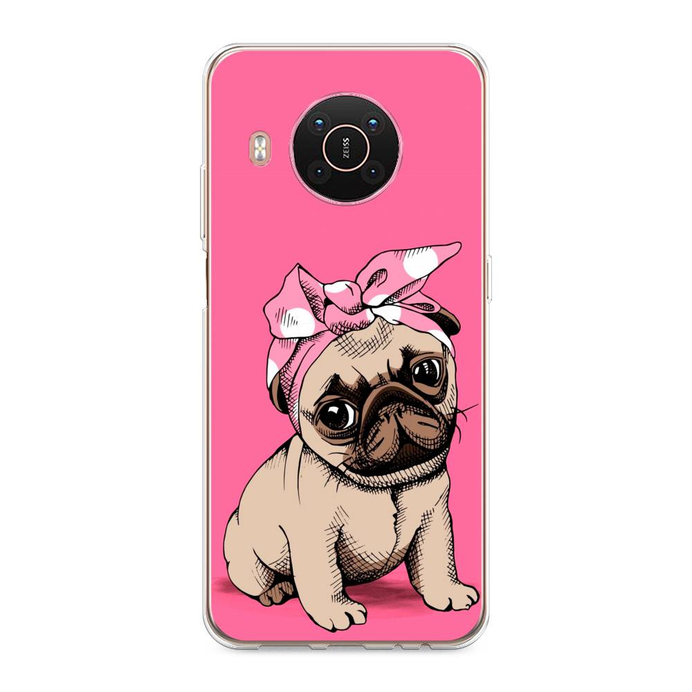 

Чехол Awog на Nokia X20 / Нокиа X20 "Dog Pin-Up", Розовый;бежевый, 124250-2