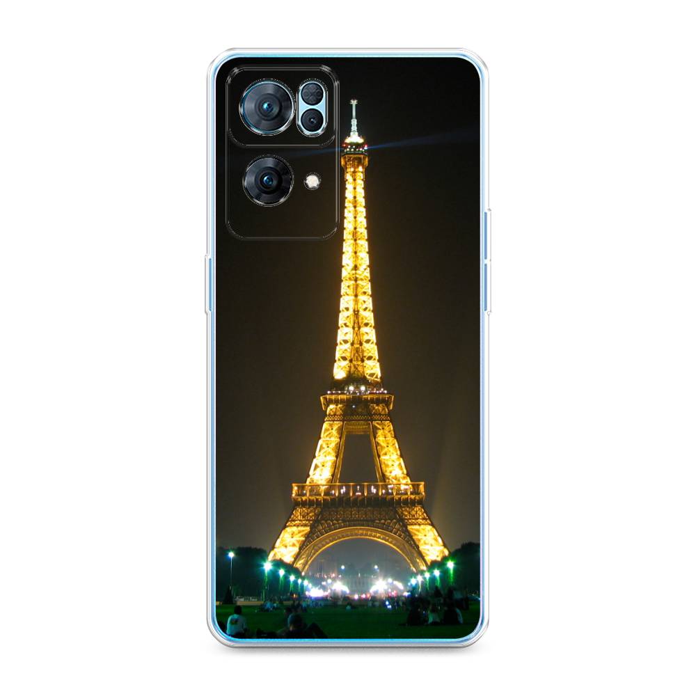 

Чехол на Oppo Reno 7 Pro "Париж 2", Желтый;серый, 258250-2