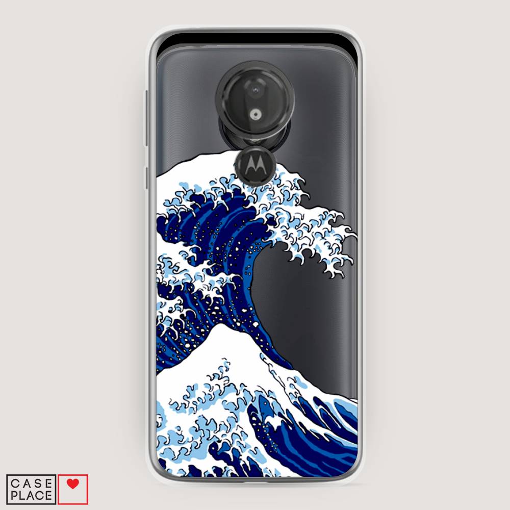 

Чехол Awog на Motorola Moto G7 Power / Моторола Мото G7 Power "Волна в Канагаве", Разноцветный, 241350-4