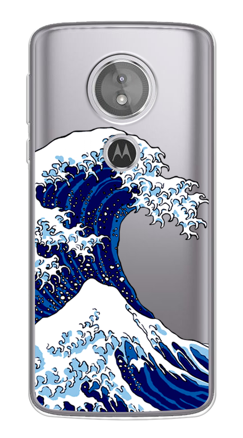 

Чехол Awog на Motorola Moto G6 Play / Моторола Мото G6 Плэй "Волна в Канагаве", Разноцветный, 240950-4