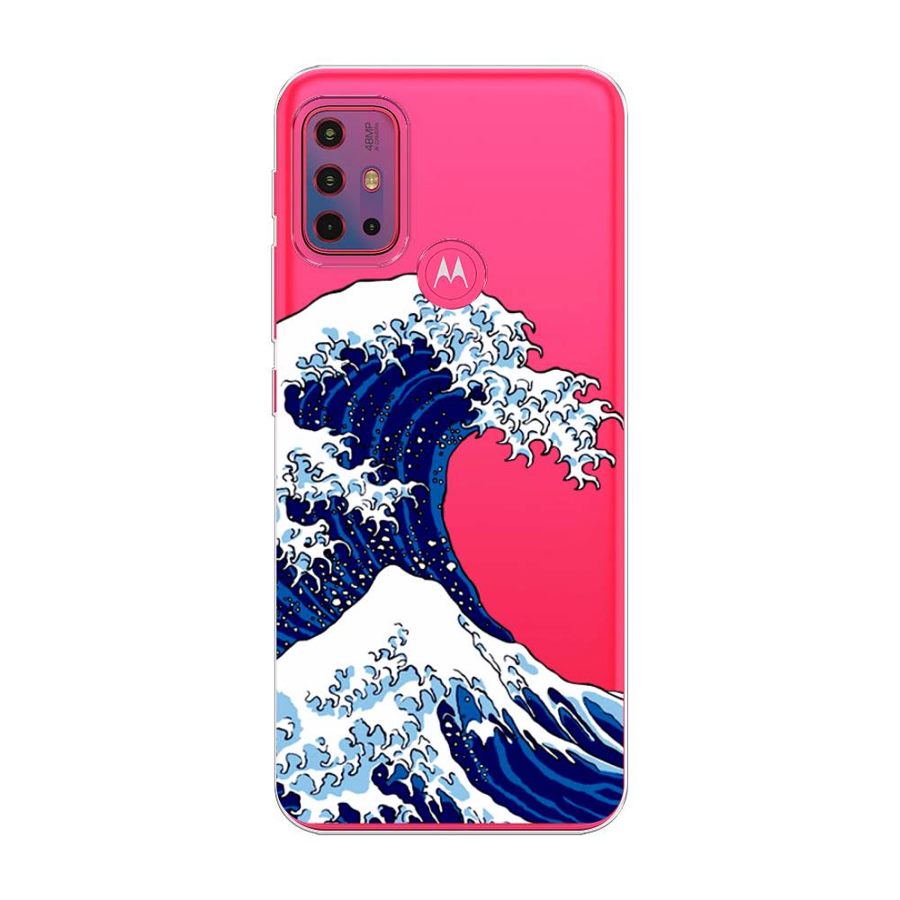 

Чехол Awog на Lenovo K13 Note/Motorola Moto G10/G20/G30 "Волна в Канагаве", Разноцветный, 242250-4