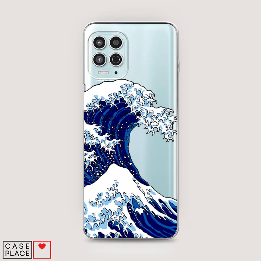 

Чехол Awog на Motorola Moto G100 "Волна в Канагаве", Разноцветный, 241650-4