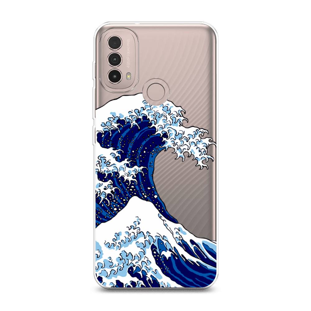 

Чехол Awog на Lenovo K14 Plus/Motorola Moto E20/E30/E40 "Волна в Канагаве", Разноцветный, 243650-4