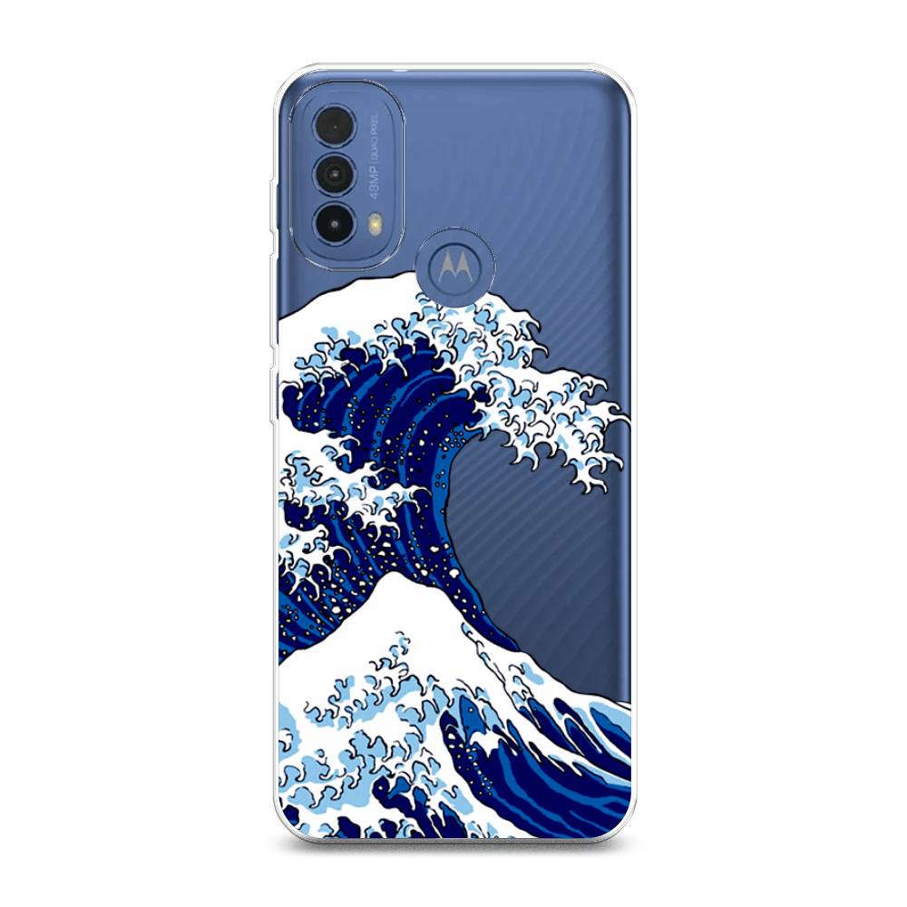 Чехол Awog на Lenovo K14 Plus/Motorola Moto E20/E30/E40 Волна в Канагаве