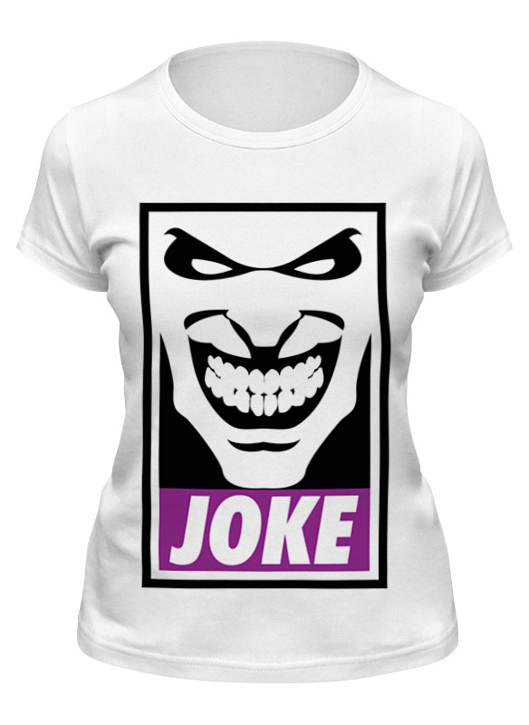 

Футболка женская Printio Джокер (joke) белая S, Джокер (joke)