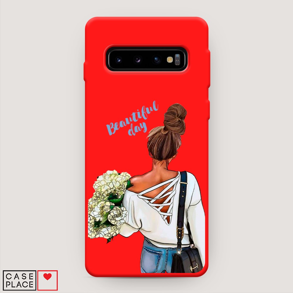 

Чехол Awog на Samsung Galaxy S10 + "Beautiful day vector", Разноцветный, 27153-1